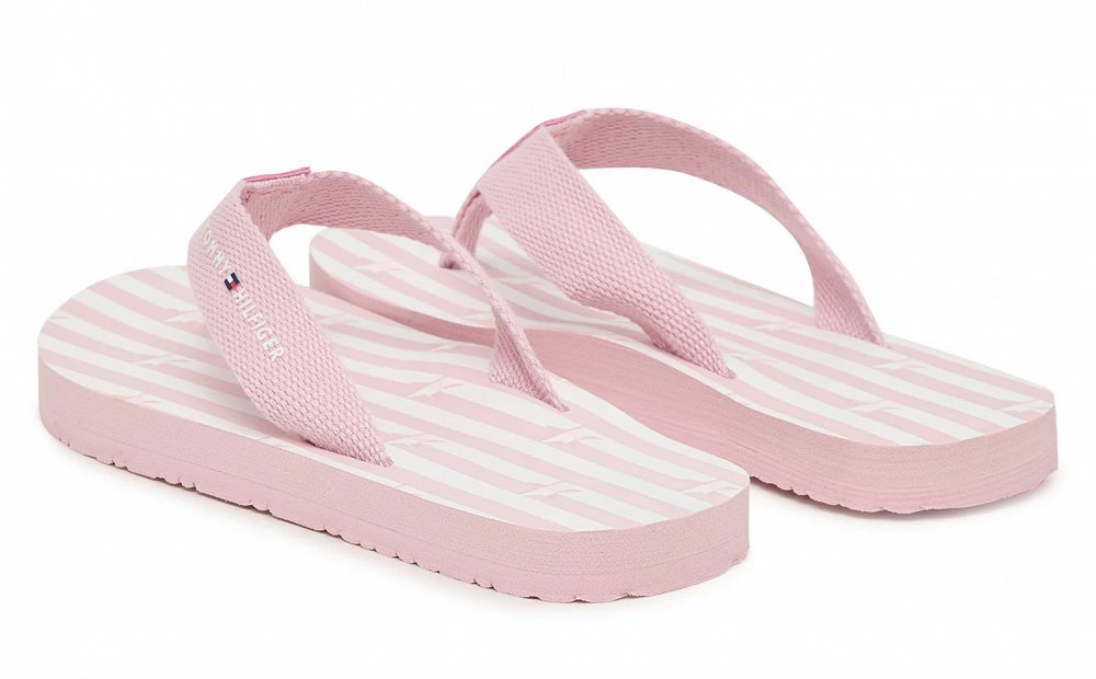 Tommy Hilfiger Παιδικές Σαγιονάρες Για Κορίτσια T3A8-34326-0058 Ροζ