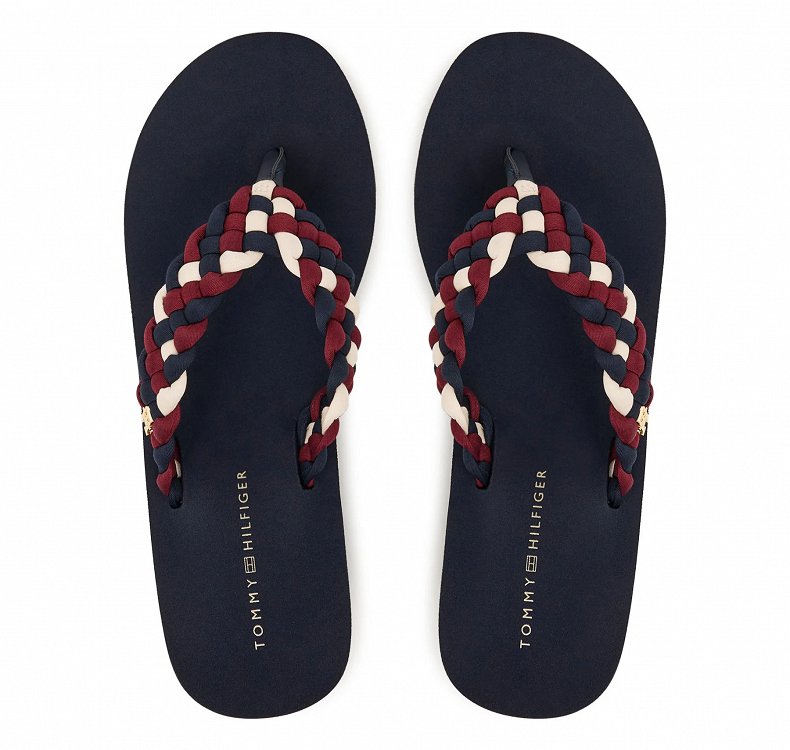 Tommy Hilfiger Γυναικεία Σαγιονάρα FW0FW09198 0GY Μπλε