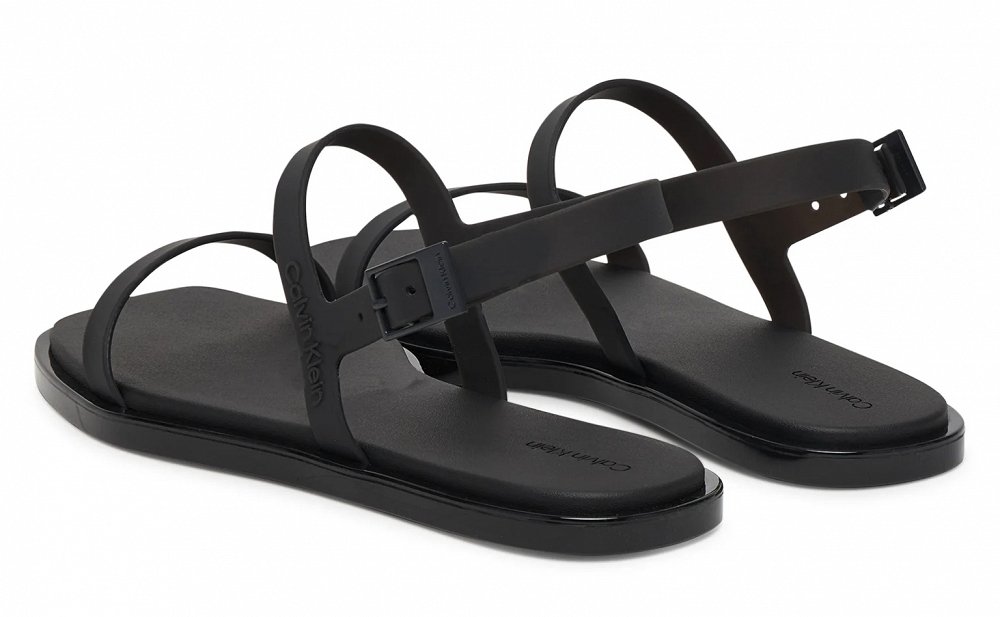Calvin Klein Γυναικείο Flat Πέδιλο HW0HW02969 0GJ Μαύρο