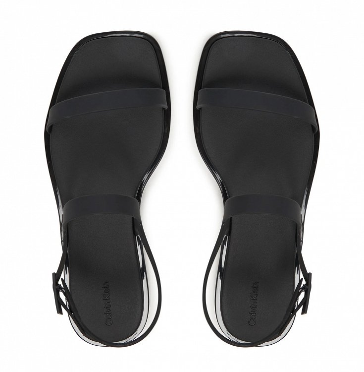 Calvin Klein Γυναικείο Flat Πέδιλο HW0HW02969 0GJ Μαύρο