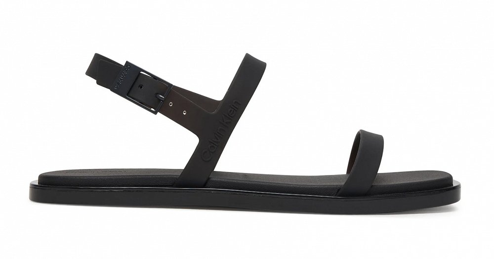 Calvin Klein Γυναικείο Flat Πέδιλο HW0HW02969 0GJ Μαύρο