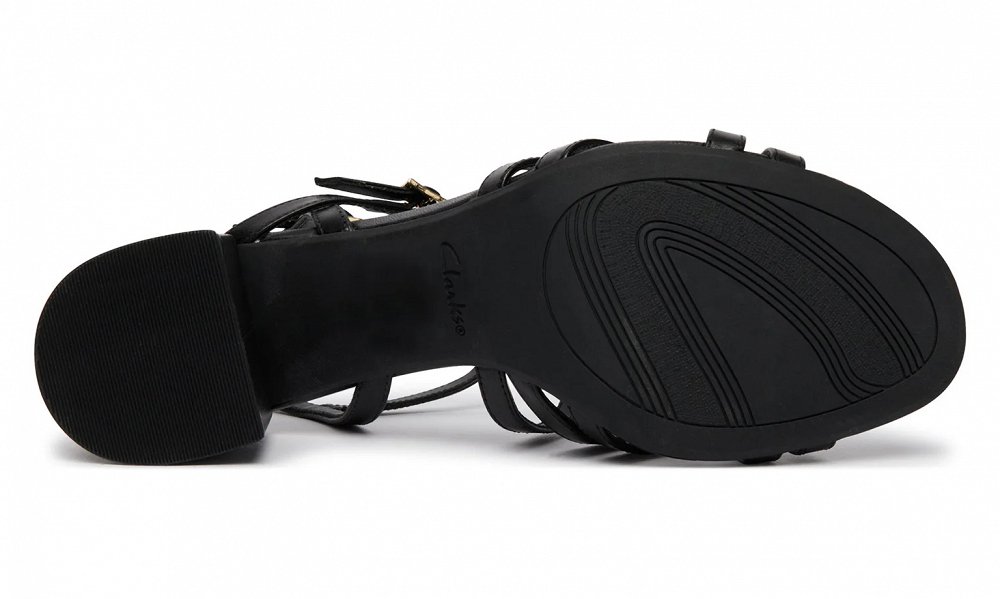 Clarks Γυναικείο Δερμάτινο Πέδιλο Ezoria Strap