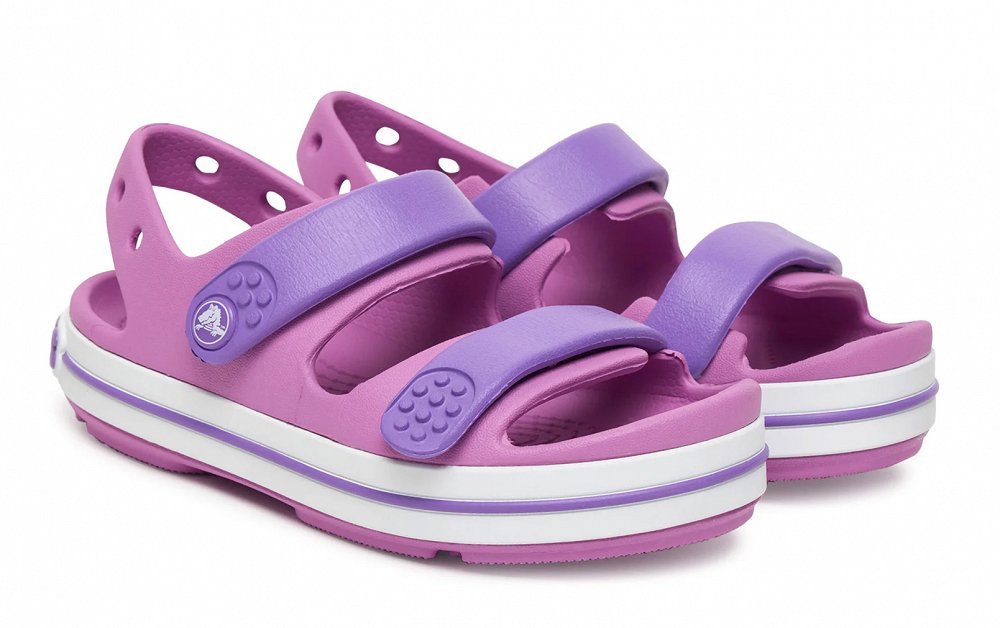 Crocs Παιδικό Πέδιλο Crocband™ Cruiser Sandal 209424 6WQ Ροζ