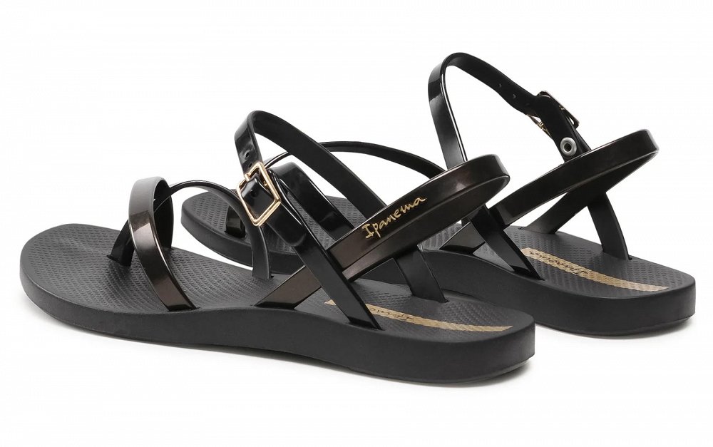 Ipanema Fashion Sand VIII Fem 82842-21112 Black/Gold Black