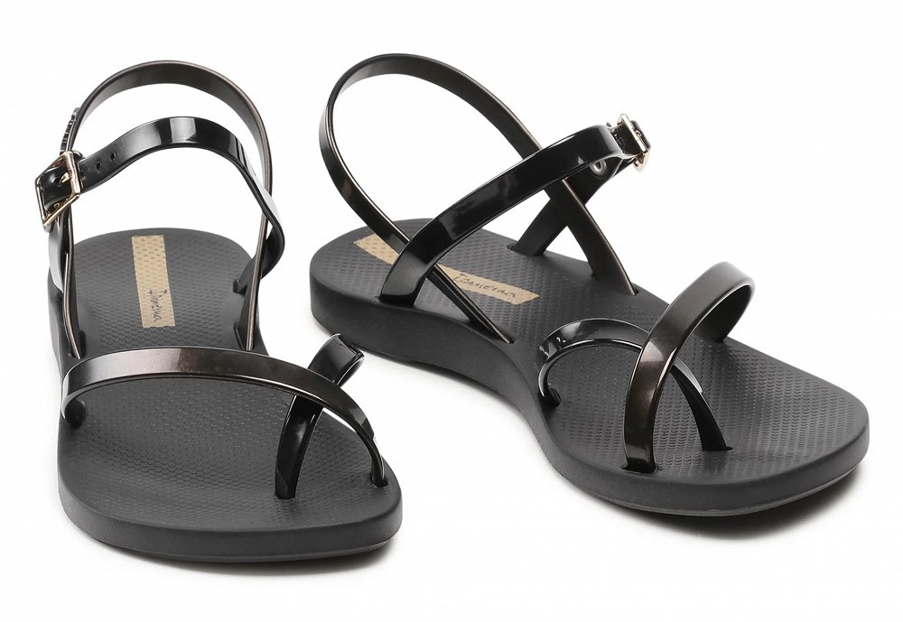 Ipanema Fashion Sand VIII Fem 82842-21112 Black/Gold Black