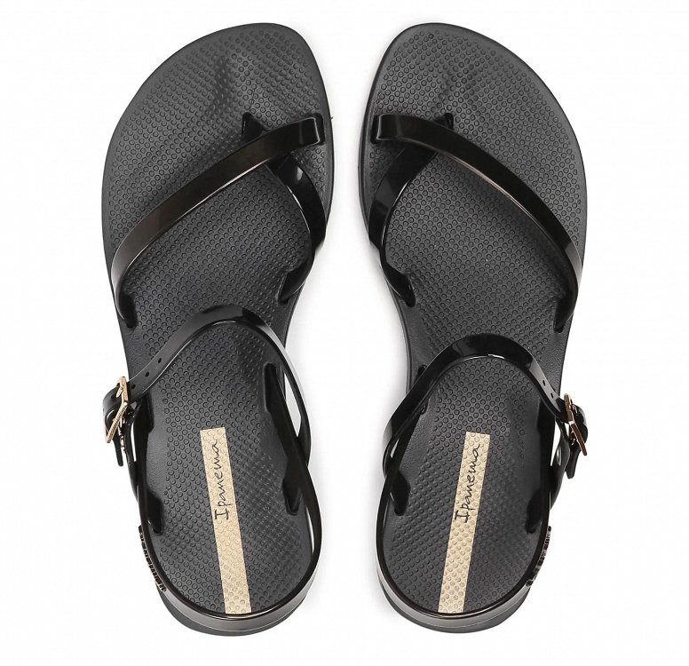 Ipanema Fashion Sand VIII Fem 82842-21112 Black/Gold Black