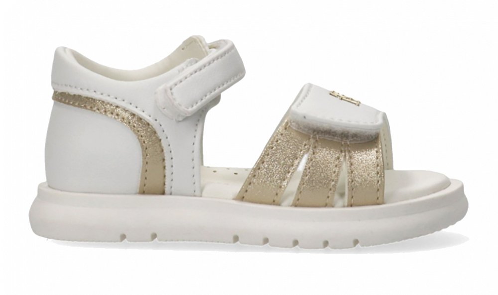 Tommy Hilfiger Kids Πέδιλο Για Κορίτσια T1A2-34273-0326 Λευκό/Χρυσό
