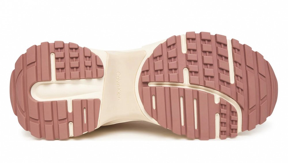 Calvin Klein Γυναικείο Δερμάτινο Sneaker YW0YW02075 0JB Ροζ