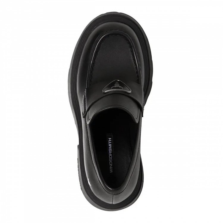 WindsorSmith Δερμάτινη Πλατφόρμα Spoiled 0112000987 Black Leather