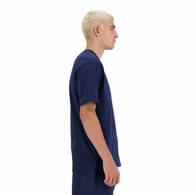 New Balance Ανδρικό Sport Essentials Cotton T-Shirt MT41509 Μπλε