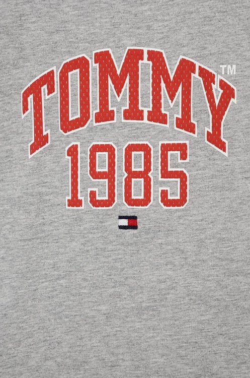 Tommy Hilfiger Kids Varsity Tee KB0KB08206s P01 Light Grey Heather