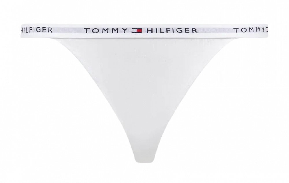 Tommy Hilfiger Σετ 3 Στρίνγκ Τάνγκα UW0UW05757 0WA Γκρι/Μαύρο/Λευκό