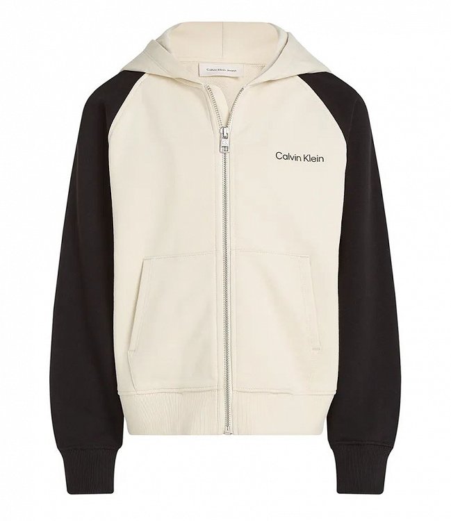 Calvin Klein Παιδική Ζακέτα Για Αγόρια IB0IB02378 CKS Μπεζ