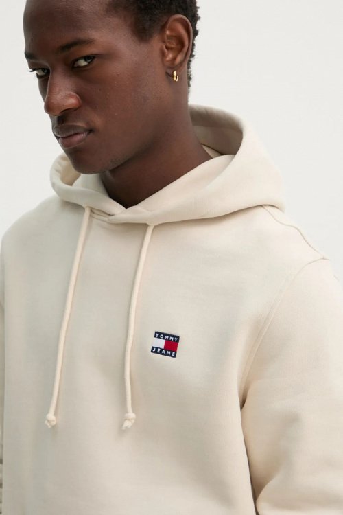 Tommy Hilfiger Ανδρικό Hoodie DM0DM20258 ACG Μπεζ