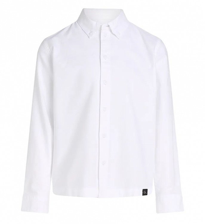 Calvin Klein Παιδικό Πουκάμισο Για Αγόρια IB0IB02392 YAF Λευκό