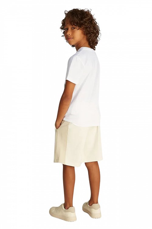 Calvin Klein Παιδικό T-Shirt Για Αγόρια IB0IB02459 YAF Λευκό