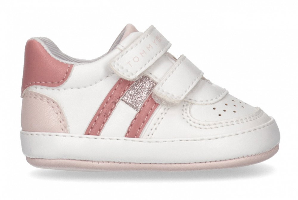 Tommy Hilfiger Παπούτσια Αγκαλιάς T0A4-33179-1528 X134 White/Pink