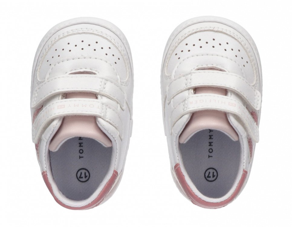 Tommy Hilfiger Παπούτσια Αγκαλιάς T0A4-33179-1528 X134 White/Pink