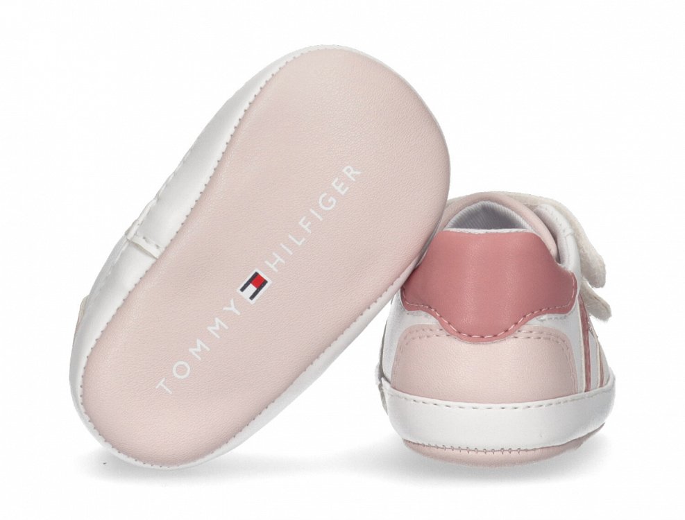 Tommy Hilfiger Παπούτσια Αγκαλιάς T0A4-33179-1528 X134 White/Pink