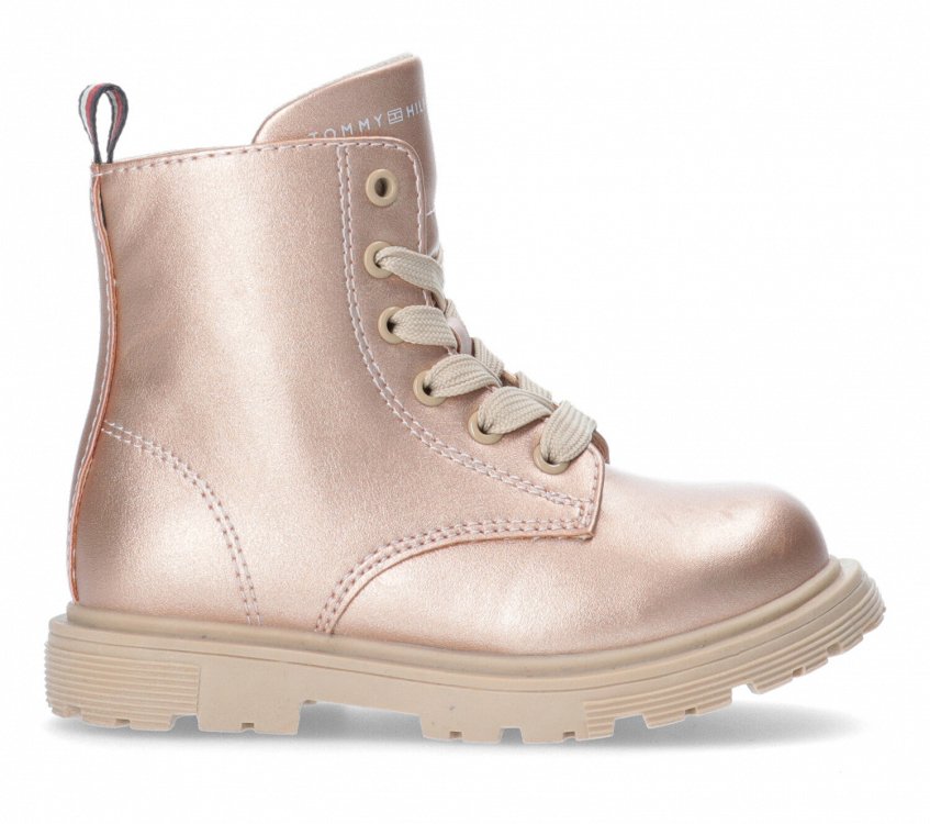 Tommy Hilfiger Kids Lace-Up Bootie T1A5-33010-0376 341 Rosa