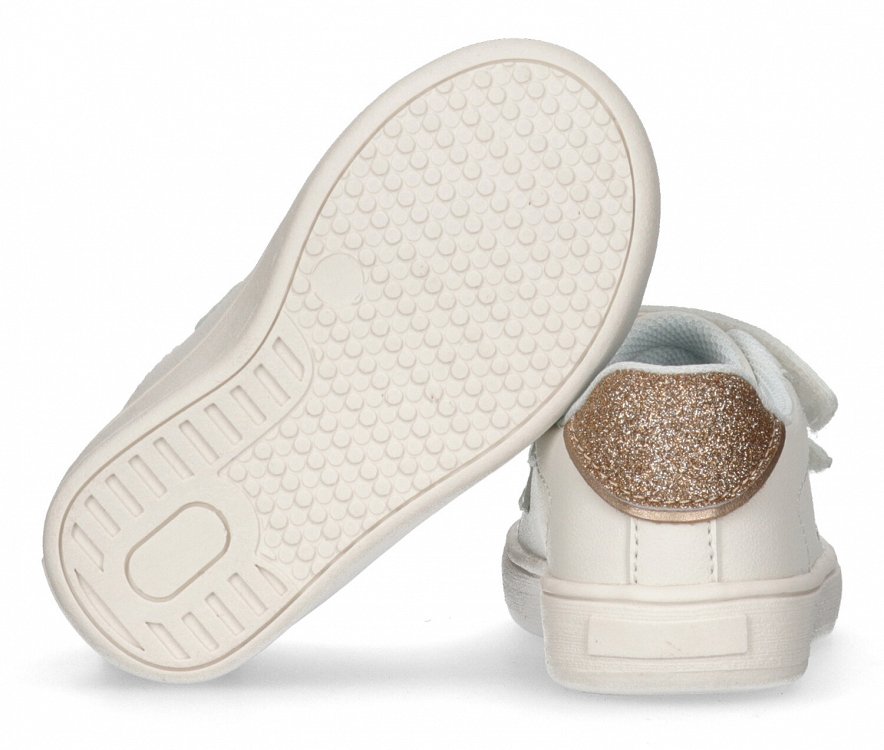 Tommy Hilfiger Kids Low Cut Velcro Sneaker T1A9-33515-0192 Y265 White/Gold