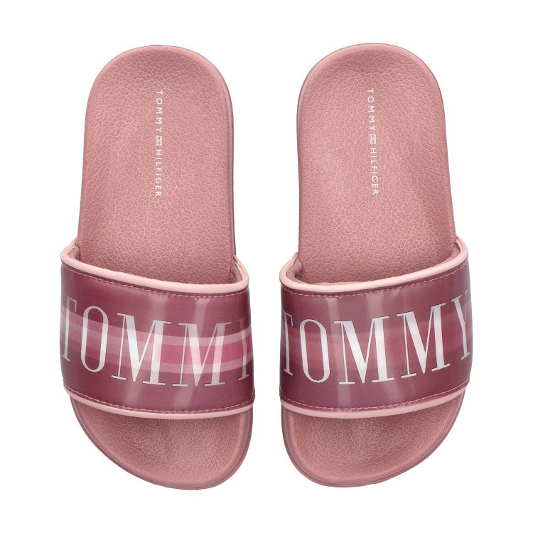 Tommy Hilfiger Kids Holographic Pool Slide T3A0-32198-1172 303 Antique Rose