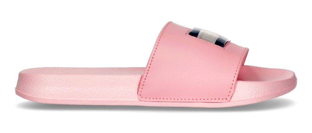 Tommy Hilfiger Flag Print Pool Slide T3A0-32795-1172 302 Pink