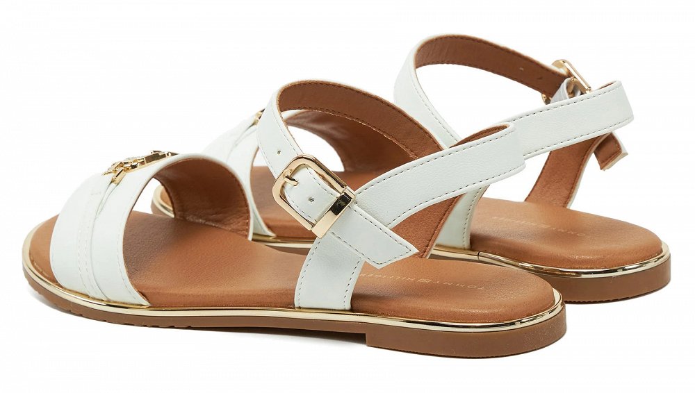 Tommy Hilfiger Flat Πέδιλο T3A2-33778-0326 100 Λευκό