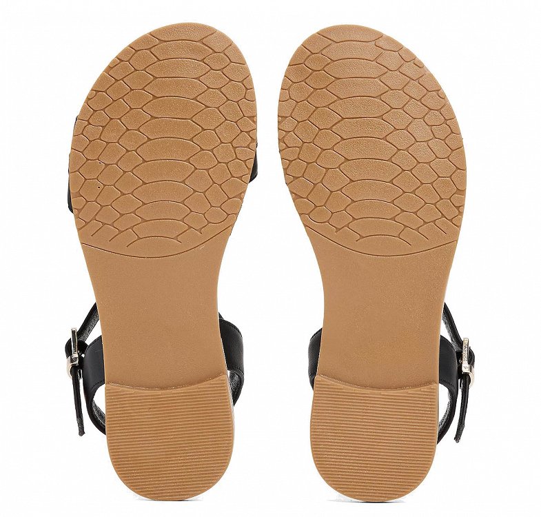 Tommy Hilfiger Flat Πέδιλο T3A2-33778-0326 999 Μαύρο