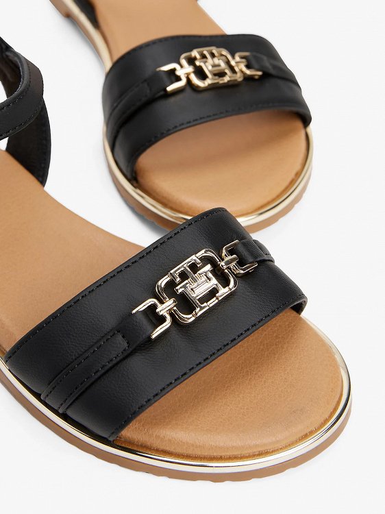 Tommy Hilfiger Flat Πέδιλο T3A2-33778-0326 999 Μαύρο