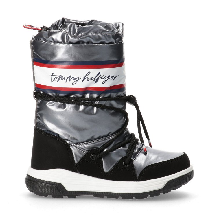 Tommy Hilfiger Snow Boot T3A6-32436-1485 918 Dark Silver