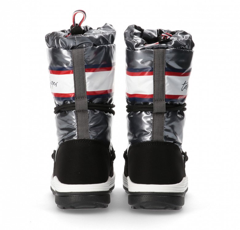 Tommy Hilfiger Snow Boot T3A6-32436-1485 918 Dark Silver
