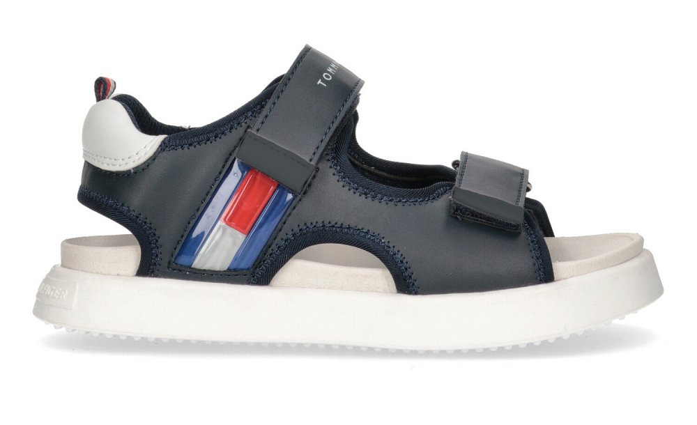 Tommy Hilfiger Kids Flag Velcro Sandal T3B2-32906-1355 800 Blue