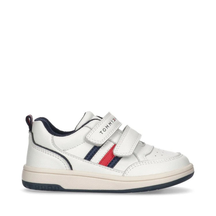 Tommy Hilfiger Kids Low Top Velcro Sneakers T3B9-33101-1355 530 Off White