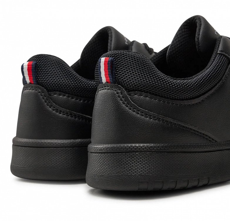 Tommy Hilfiger Low Cut Lace-Up Sneaker T3X9-33646-1452 999 Μαύρο