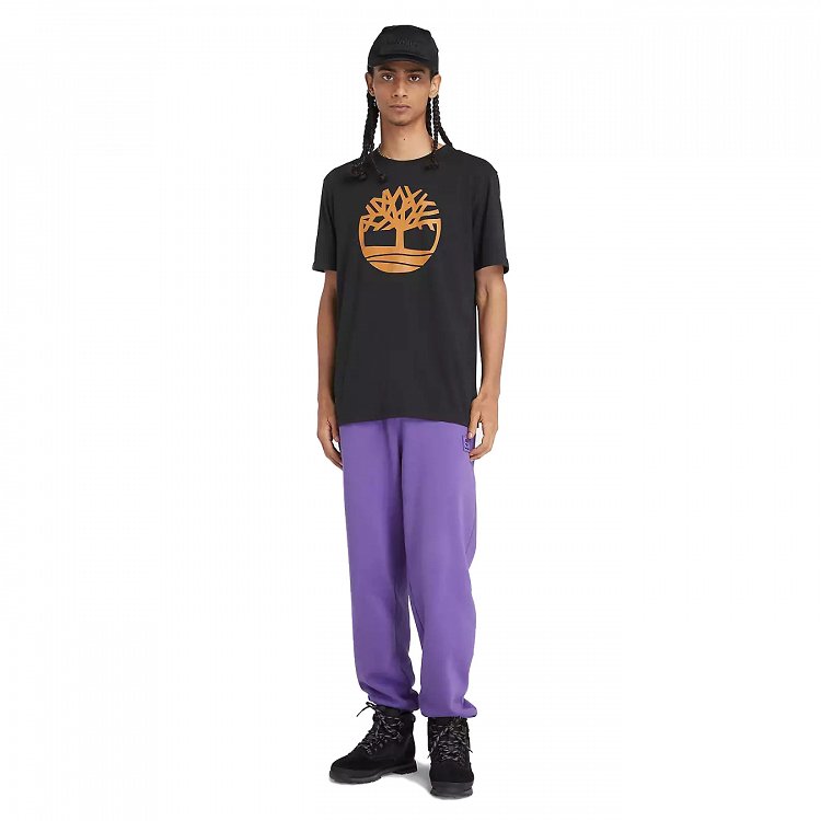 Timbeland Tree Logo Short Sleeve A2C2R P56 Regular Fit Μαύρο