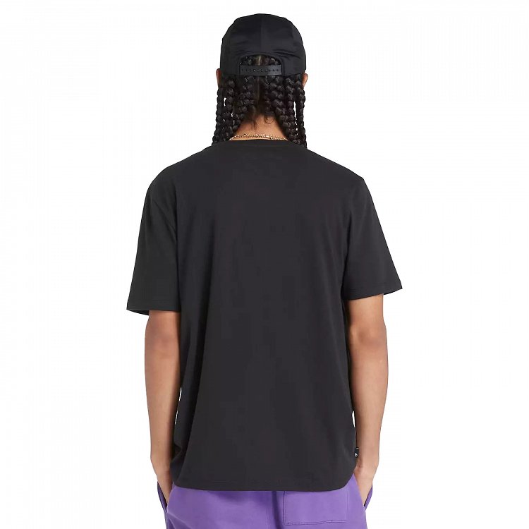 Timbeland Tree Logo Short Sleeve A2C2R P56 Regular Fit Μαύρο
