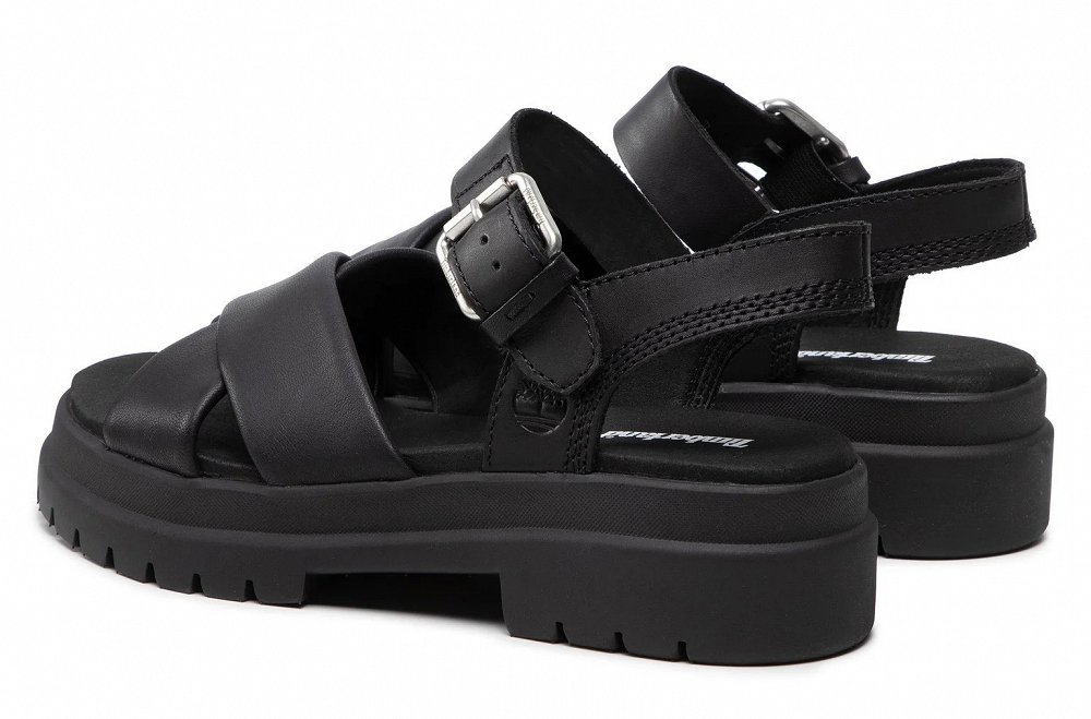Timberland London Vibe Ankle Strap Sandal A2QVJ 015 Μαύρο