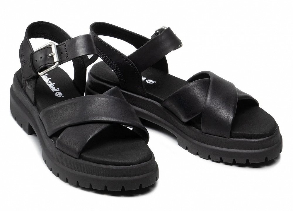 Timberland London Vibe Ankle Strap Sandal A2QVJ 015 Μαύρο