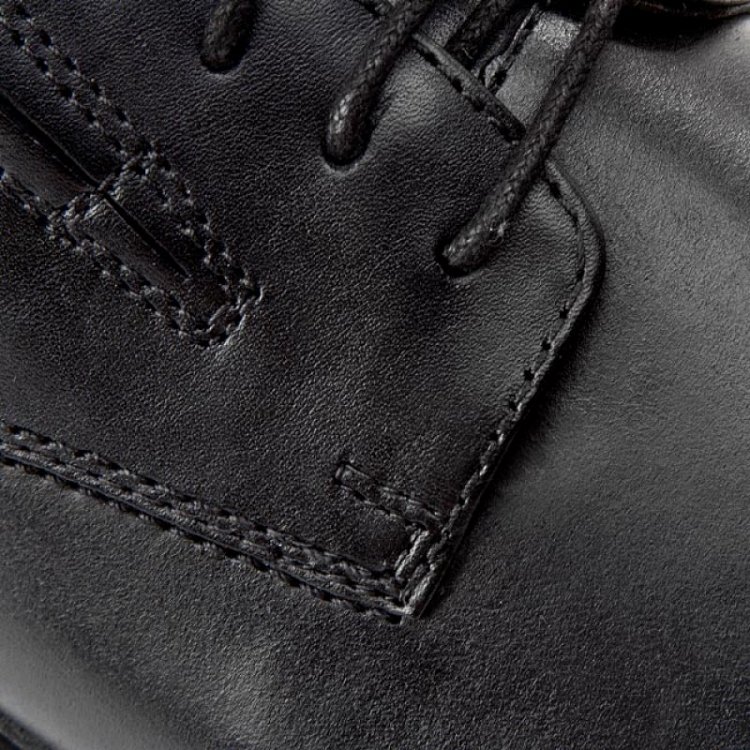 Clarks Tilden Cap 26110309 Black Leather