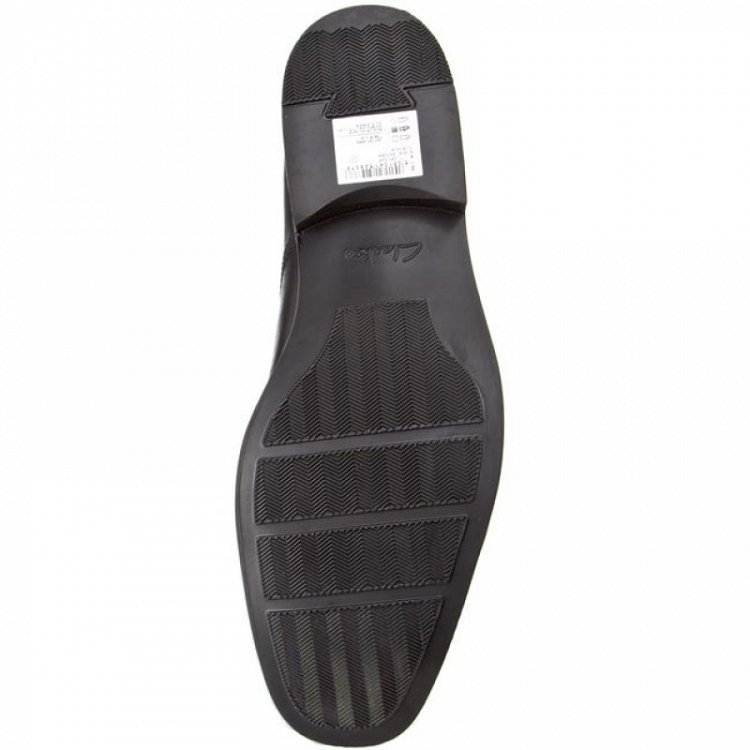 Clarks Tilden Cap 26110309 Black Leather