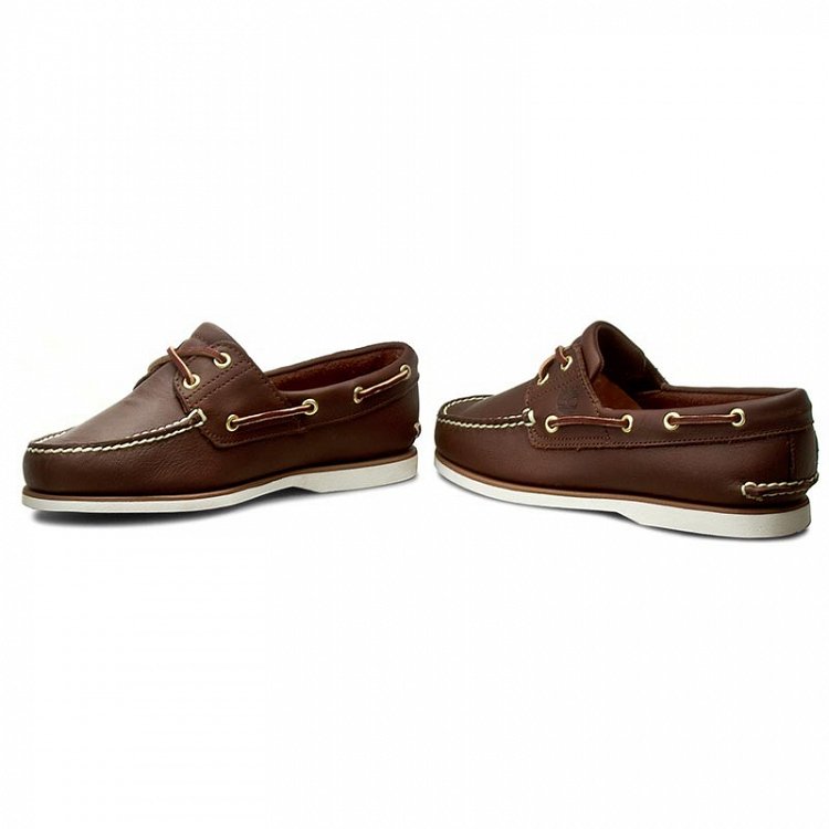 Timberland Classic Boat Shoe 174035 214 MD Brown Full Grain