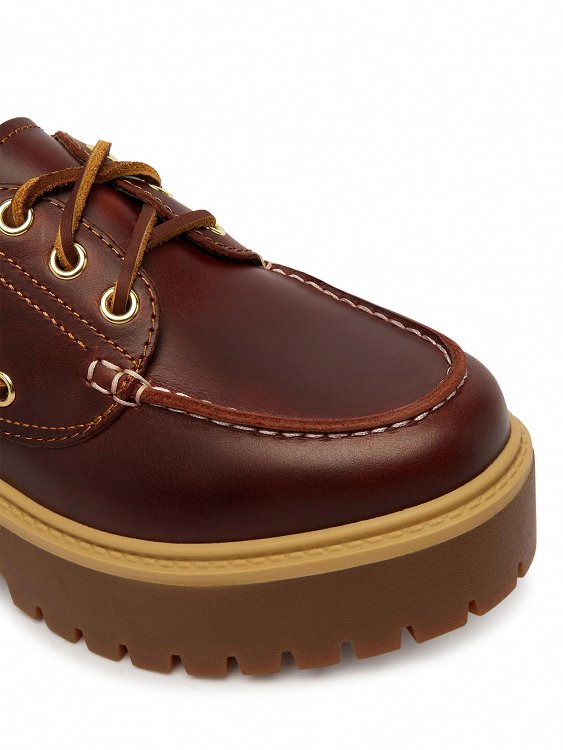 Timberland Γυναικεία Loafers Stone Street Boat TB0A2QDMD571 Καφέ