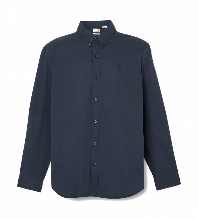 Timberland Ανδρικό Πουκάμισο Stretch Poplin A6GRH 433 Μπλε