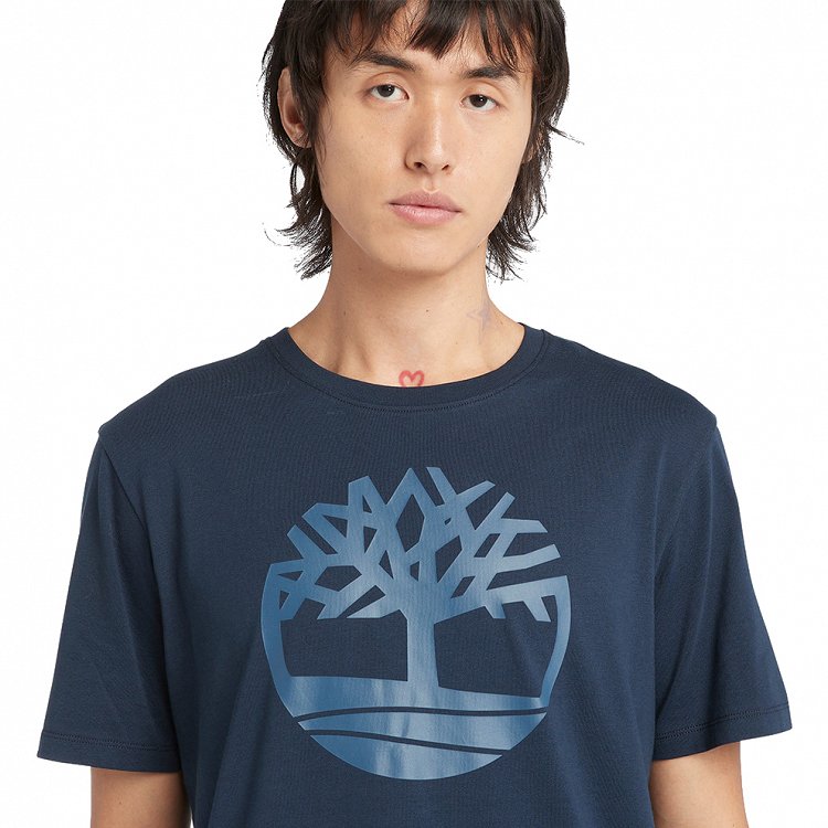 Timbeland Tree Logo Short Sleeve A2C2R Z02 Μπλε