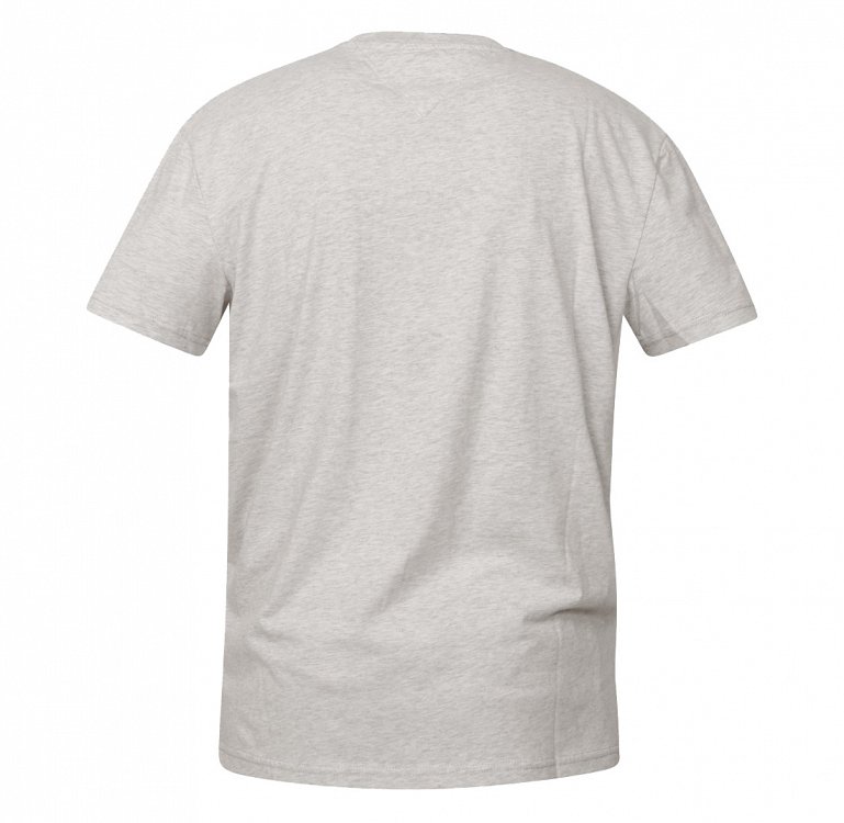 Tommy Hilfiger Ανδρικό T-Shirt Linear Logo DM0DM20744 PJ4 Γκρι