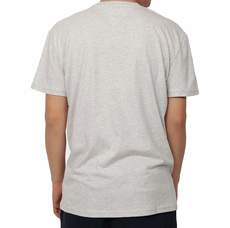 Tommy Hilfiger Ανδρικό T-Shirt Linear Logo DM0DM20744 PJ4 Γκρι