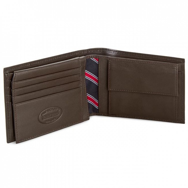 Tommy Hilfiger Eton CC Flap And Coin Pocket AM0AM00652 041 Καφέ