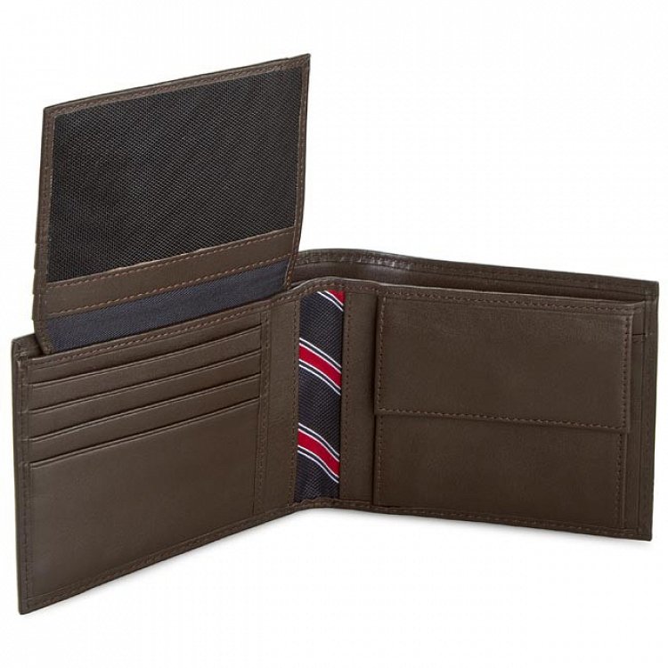 Tommy Hilfiger Eton CC Flap And Coin Pocket AM0AM00652 041 Καφέ