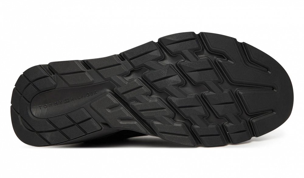Tommy Hilfiger Ανδρικό Sneaker Comfort Run Outdoor FM0FM05639 BDS Μαύρο